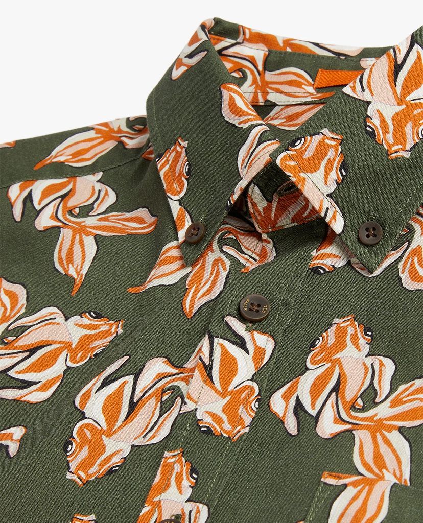 TED BAKER - Áo sơ mi nam tay ngắn Pokee