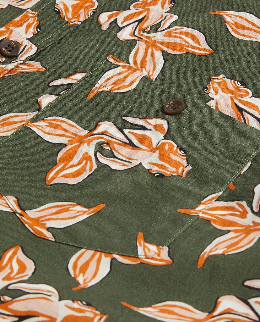 TED BAKER - Áo sơ mi nam tay ngắn Pokee