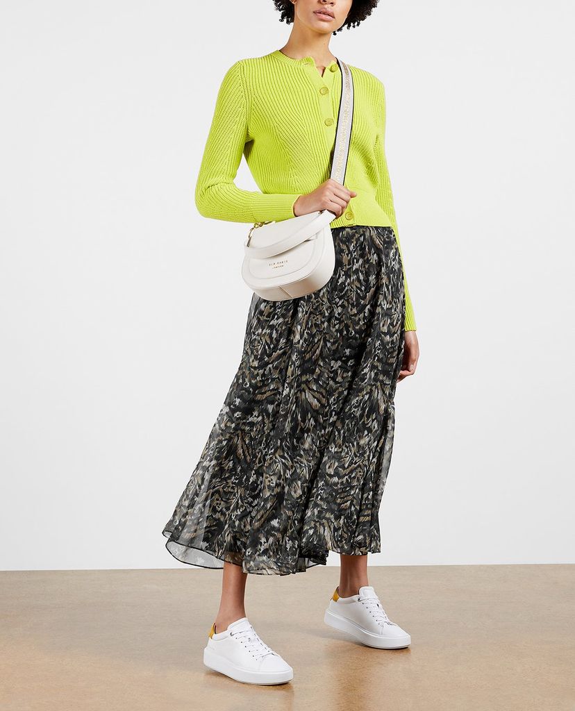 TED BAKER - Chân váy midi lưng thun Betany