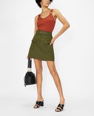 TED BAKER - Chân váy mini chữ A Wrene