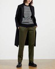 TED BAKER - Quần jogger nữ lưng thun không bo gấu Vveria