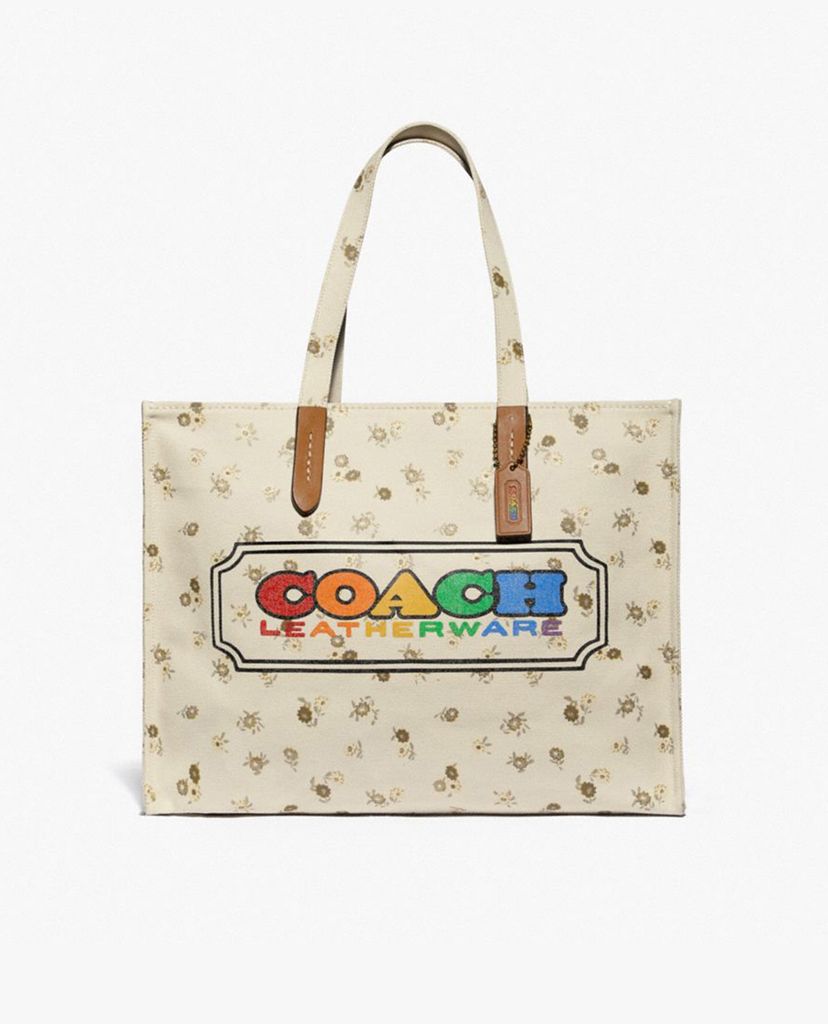 COACH - Túi đeo vai nữ chữ nhật Rainbow