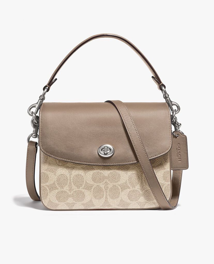 COACH - Túi đeo chéo nắp gập họa tiết logo Cassie 19