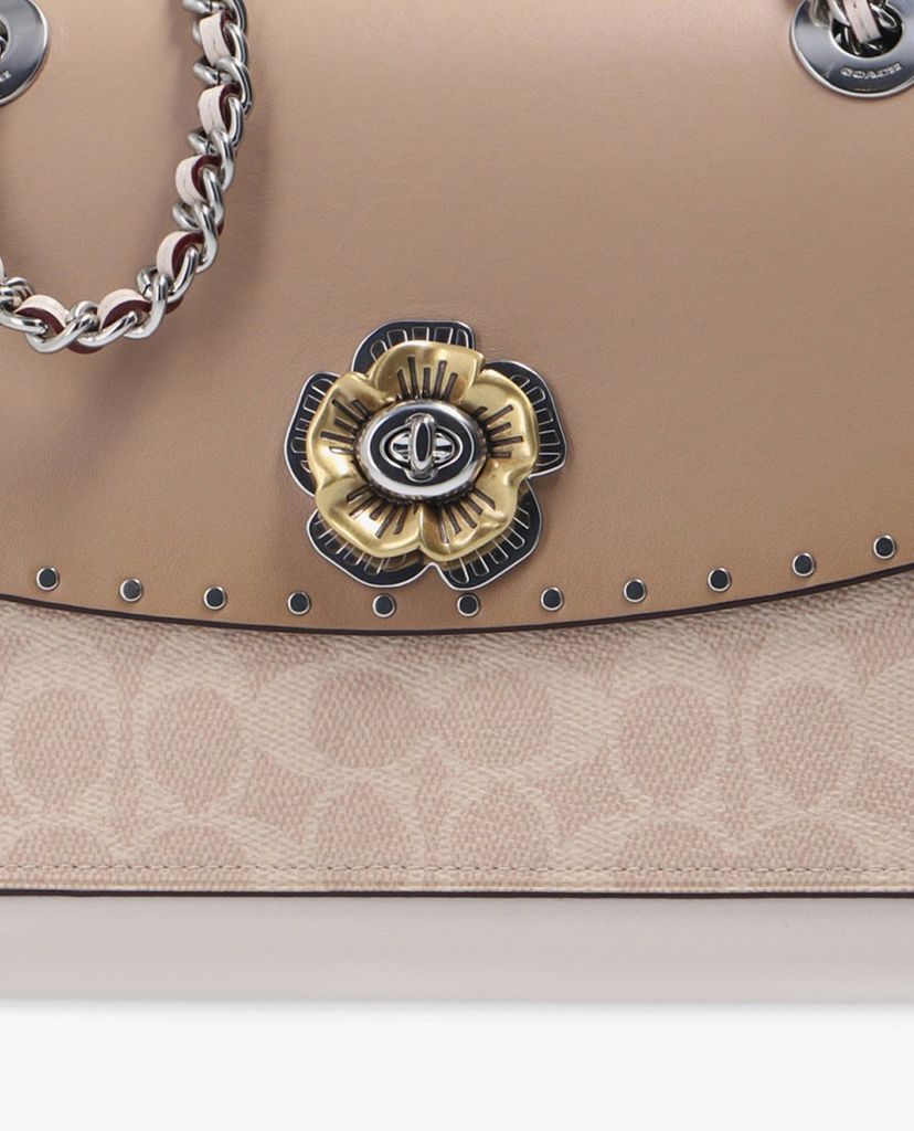COACH - Túi đeo chéo nữ chữ nhật nắp gập Parker