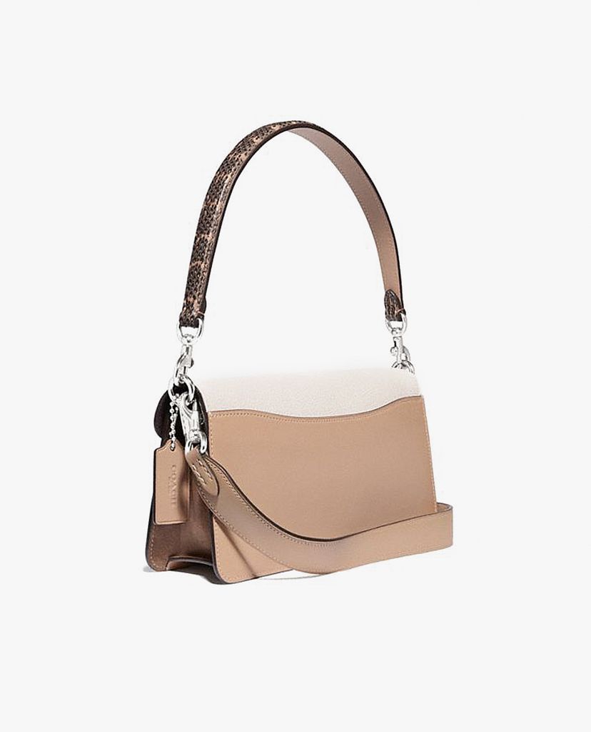 COACH - Túi đeo vai chữ nhật viền da rắn Tabby 26