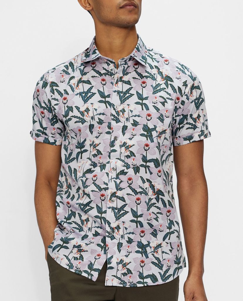 TED BAKER - Áo sơ mi nam tay ngắn Loaves