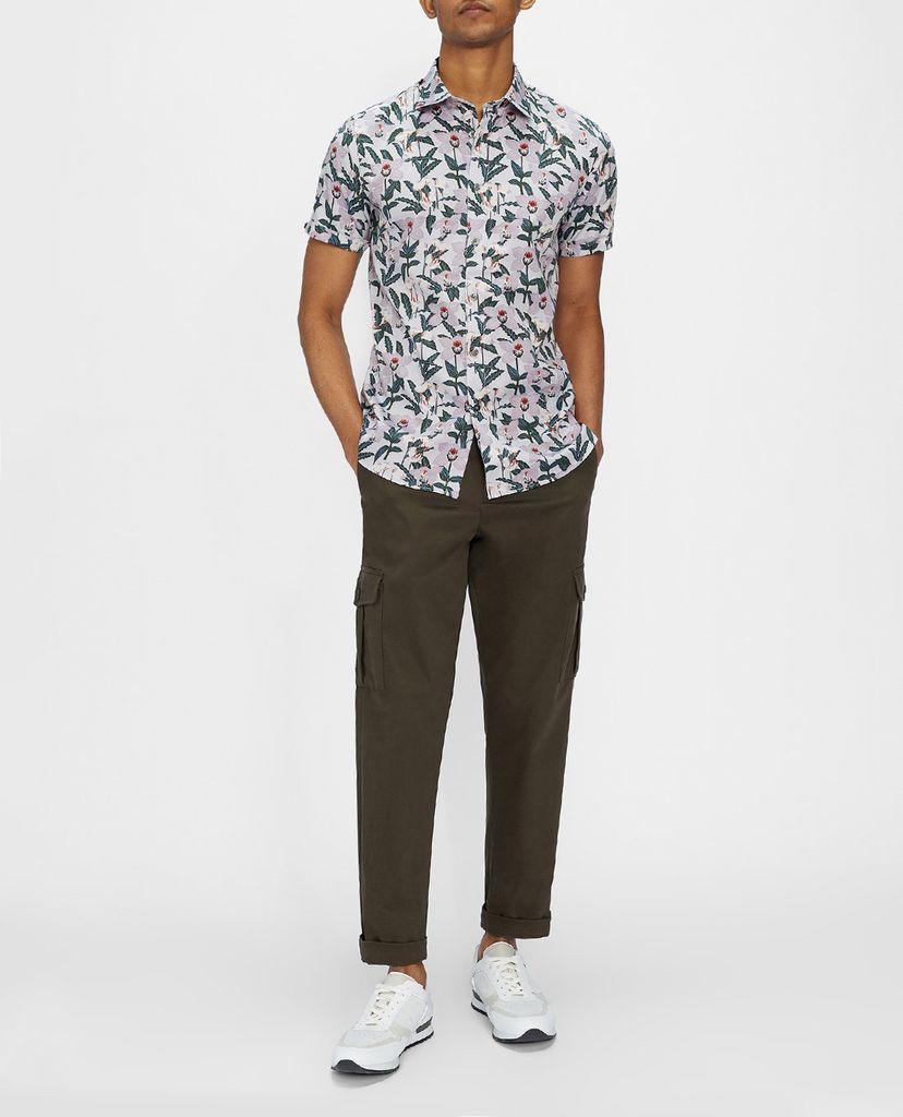 TED BAKER - Áo sơ mi nam tay ngắn Loaves