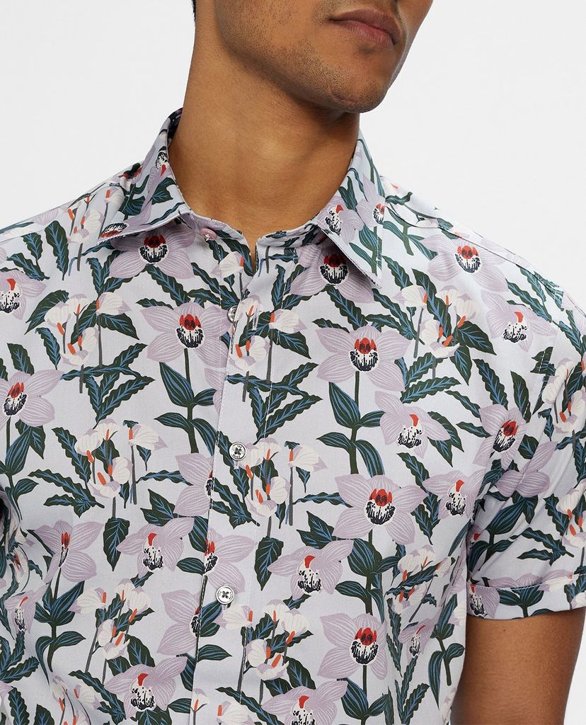 TED BAKER - Áo sơ mi nam tay ngắn Loaves