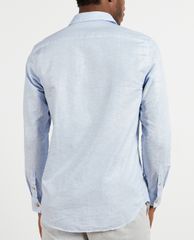 TED BAKER - Áo sơ mi nam tay dài Linen Sauss