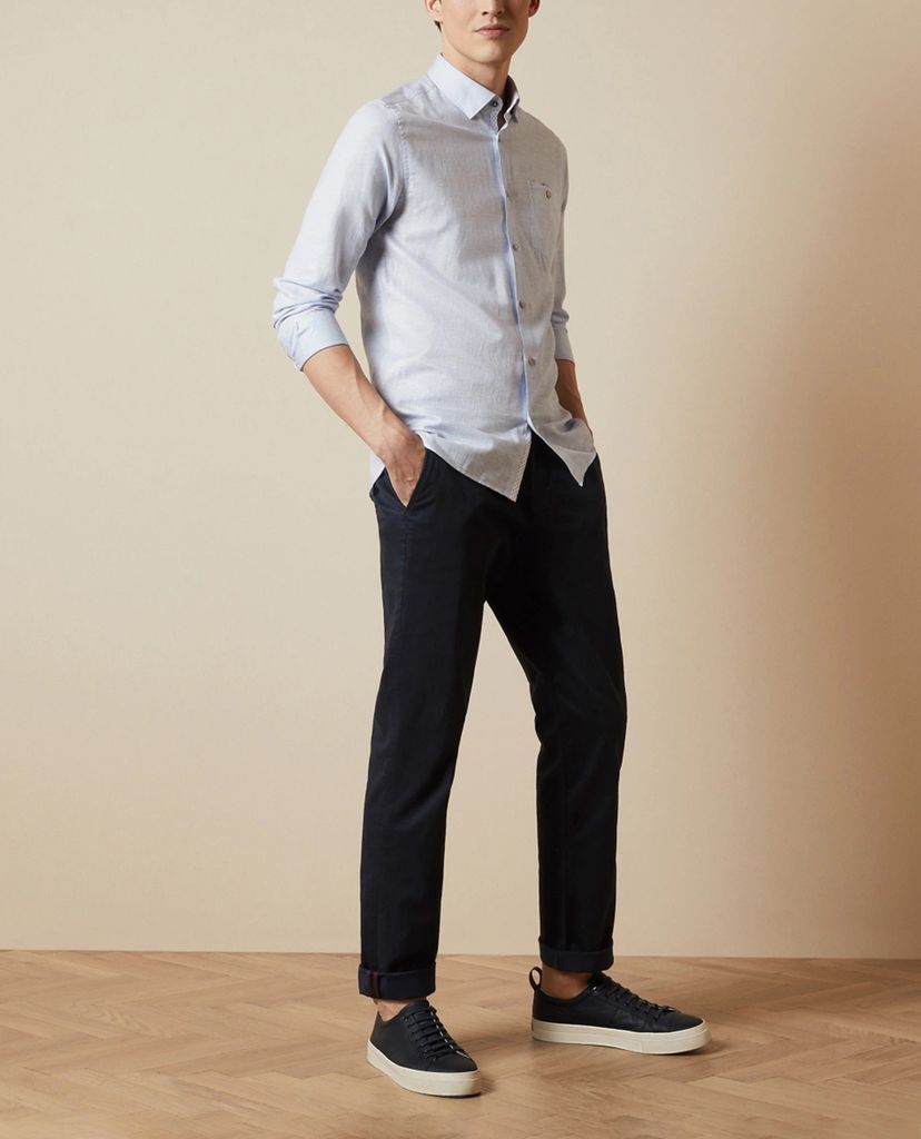TED BAKER - Áo sơ mi nam tay dài Tiptoe