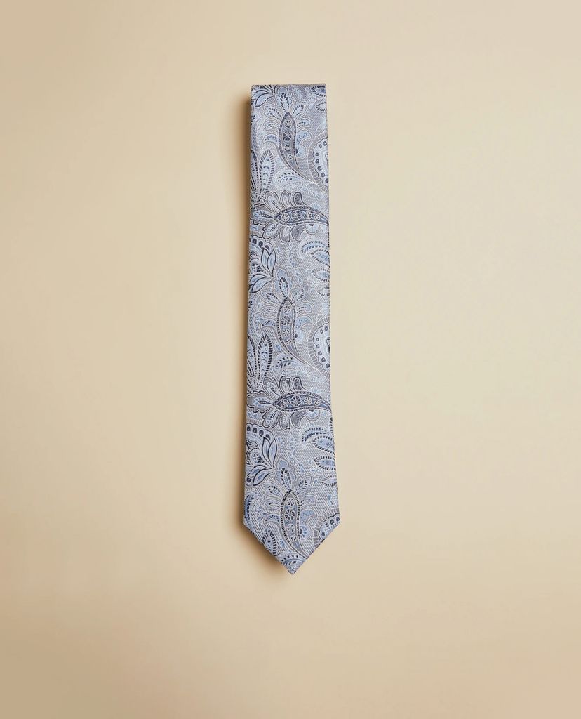 TED BAKER - Cà vạt nam tơ lụa Paistie