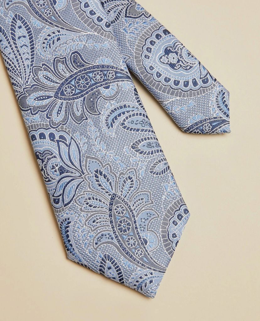 TED BAKER - Cà vạt nam tơ lụa Paistie