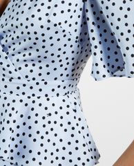 TED BAKER - Đầm midi cổ V tay ngắn Mabbel