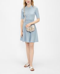 TED BAKER - Đầm mini phom xòe cổ bẻ Tilliii