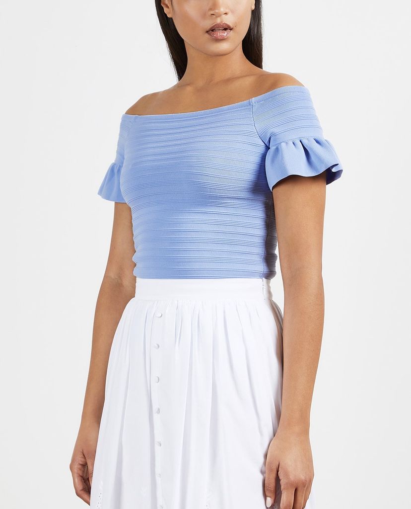 TED BAKER - Áo kiểu nữ bẹt vai phom ôm Misteey