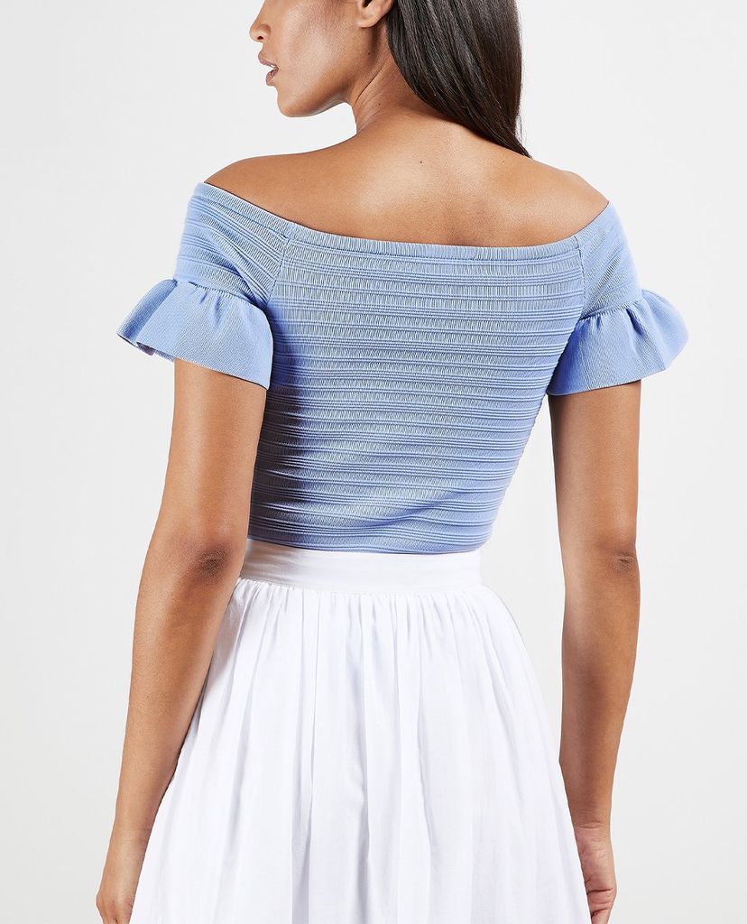 TED BAKER - Áo kiểu nữ bẹt vai phom ôm Misteey