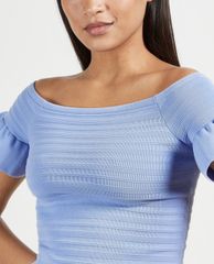 TED BAKER - Áo kiểu nữ bẹt vai phom ôm Misteey