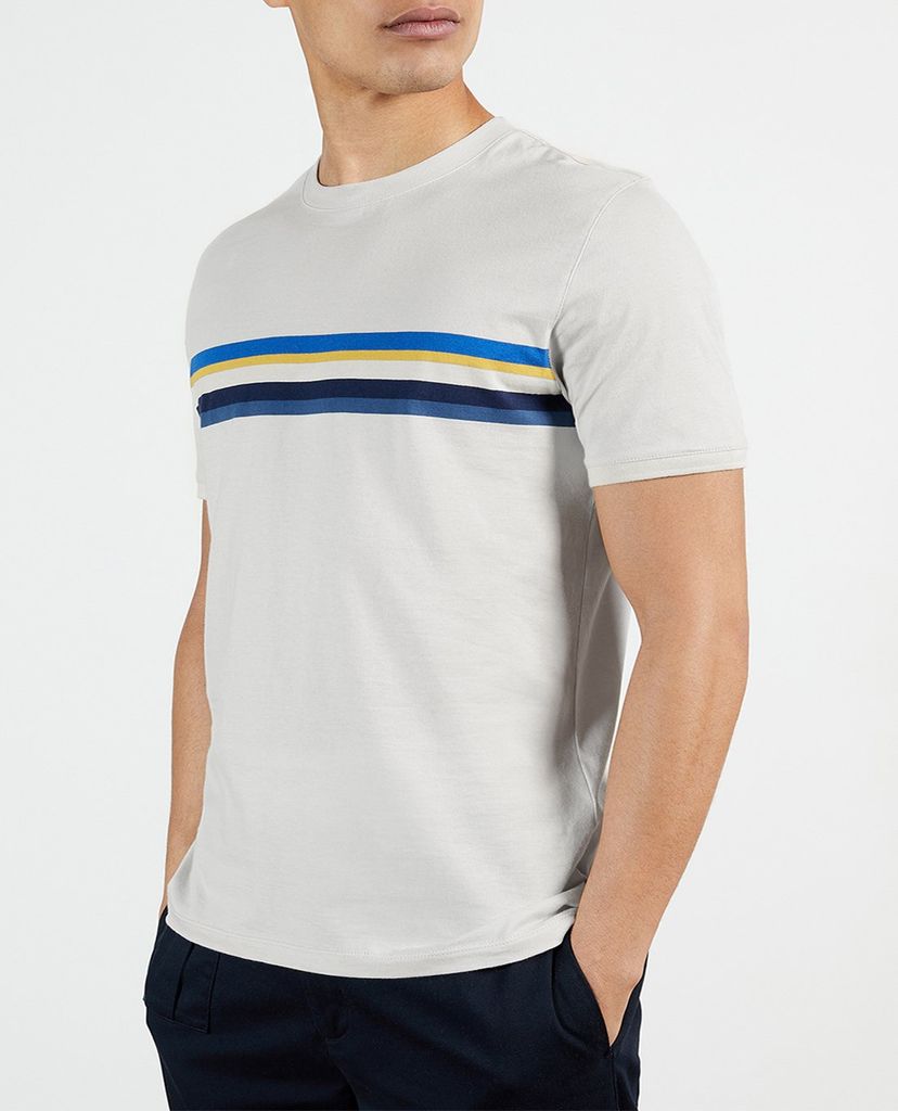 TED BAKER - Áo thun nam cổ tròn tay ngắn Callz