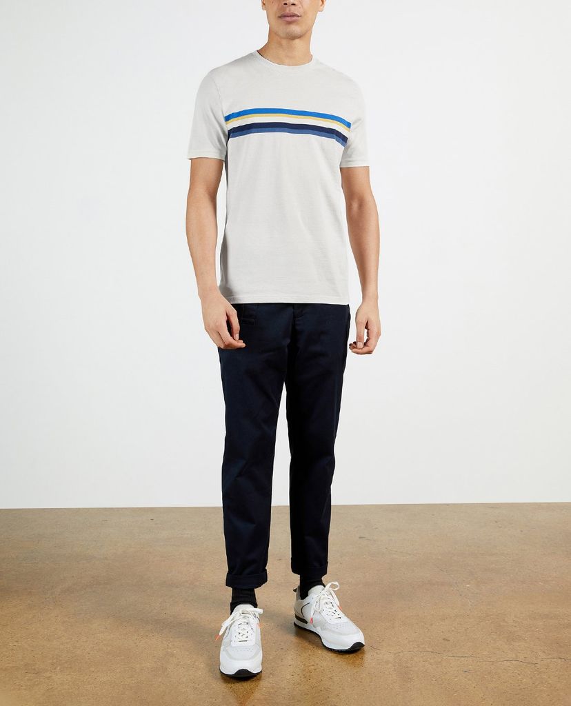 TED BAKER - Áo thun nam cổ tròn tay ngắn Callz