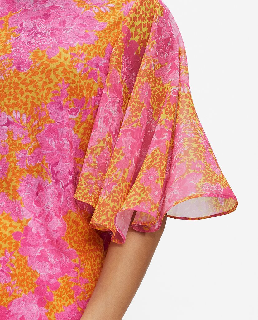 TED BAKER - Áo kiểu nữ cổ tròn tay loe Lilanya