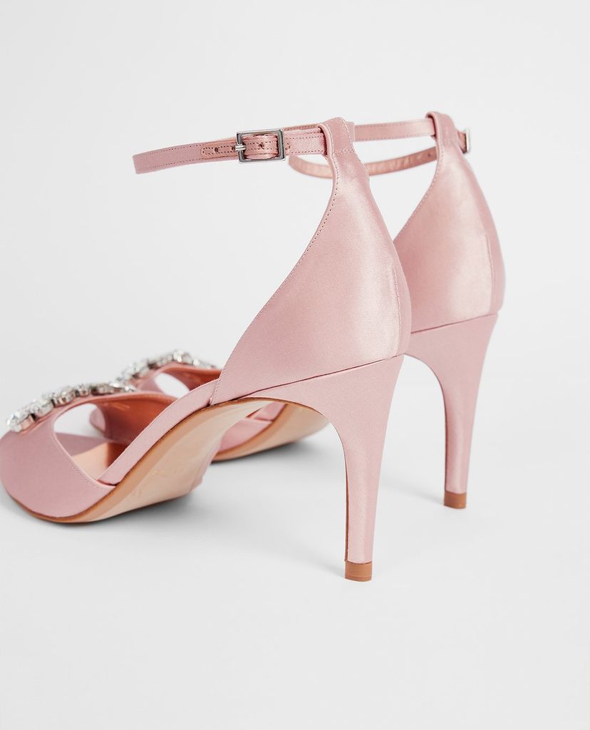 TED BAKER - Giày cao gót hở mũi đính đá Gleamy
