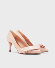TED BAKER - Giày cao gót nữ phối nơ nữ tính