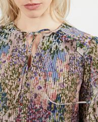 TED BAKER - Áo kiểu nữ xếp li tay dài Kaylahn