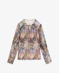 TED BAKER - Áo kiểu nữ xếp li tay dài Kaylahn