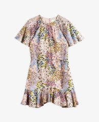 TED BAKER - Đầm mini cổ tròn ngắn tay Lalu