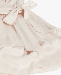 TED BAKER - Đầm mini ngắn tay cổ V đắp chéo Loueese