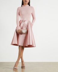 TED BAKER - Đầm midi satin Zadi