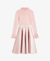 TED BAKER - Đầm midi satin Zadi