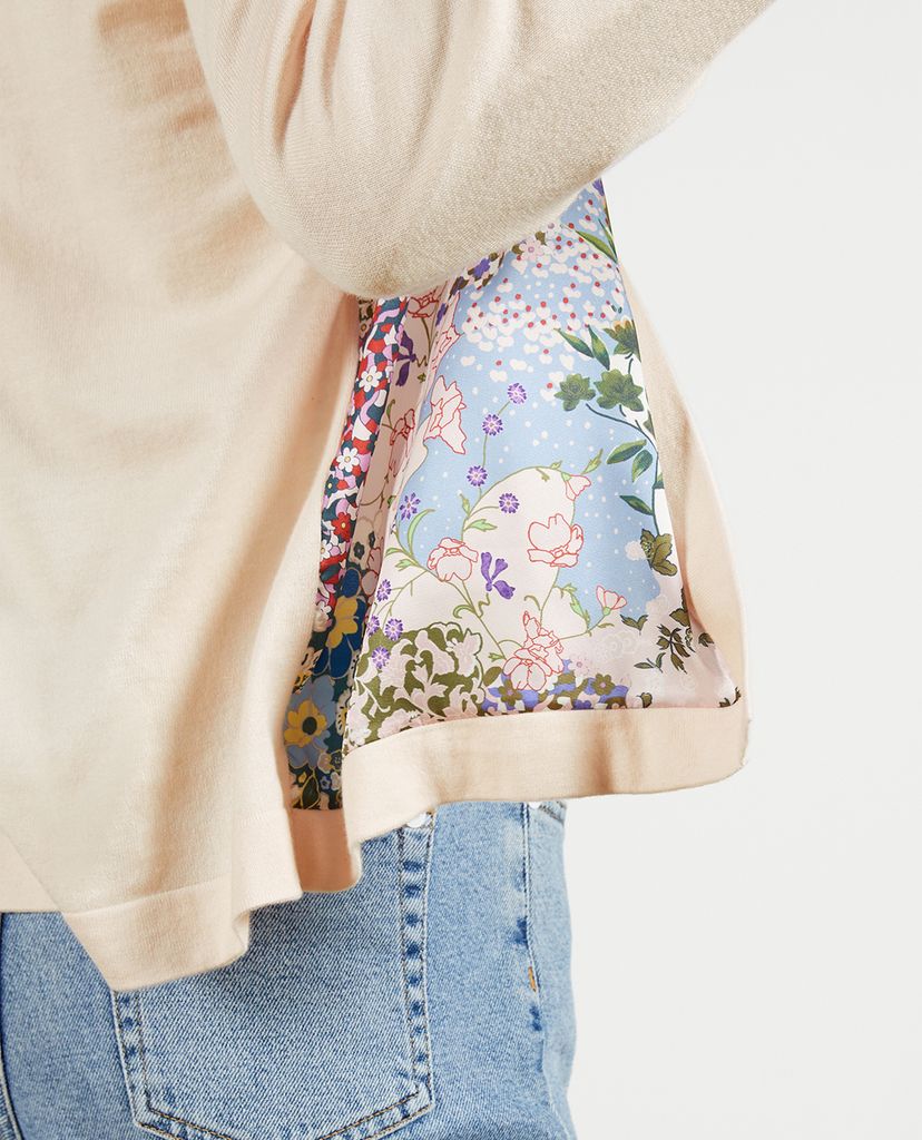 TED BAKER - Áo khoác cardigan nữ họa tiết hoa Lilss