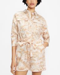 TED BAKER - Playsuits nữ cổ bẻ tay dài Riiaana