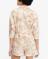 TED BAKER - Playsuits nữ cổ bẻ tay dài Riiaana