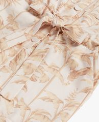 TED BAKER - Playsuits nữ cổ bẻ tay dài Riiaana