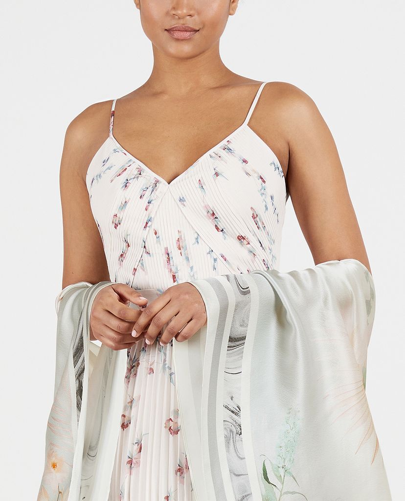 TED BAKER - Khăn choàng nữ chữ nhật Sinamon