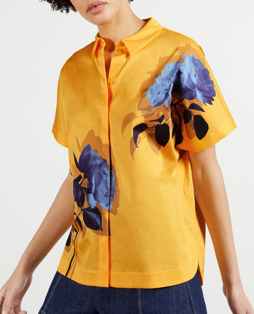 TED BAKER - Áo sơ mi nữ ngắn tay Aidenn