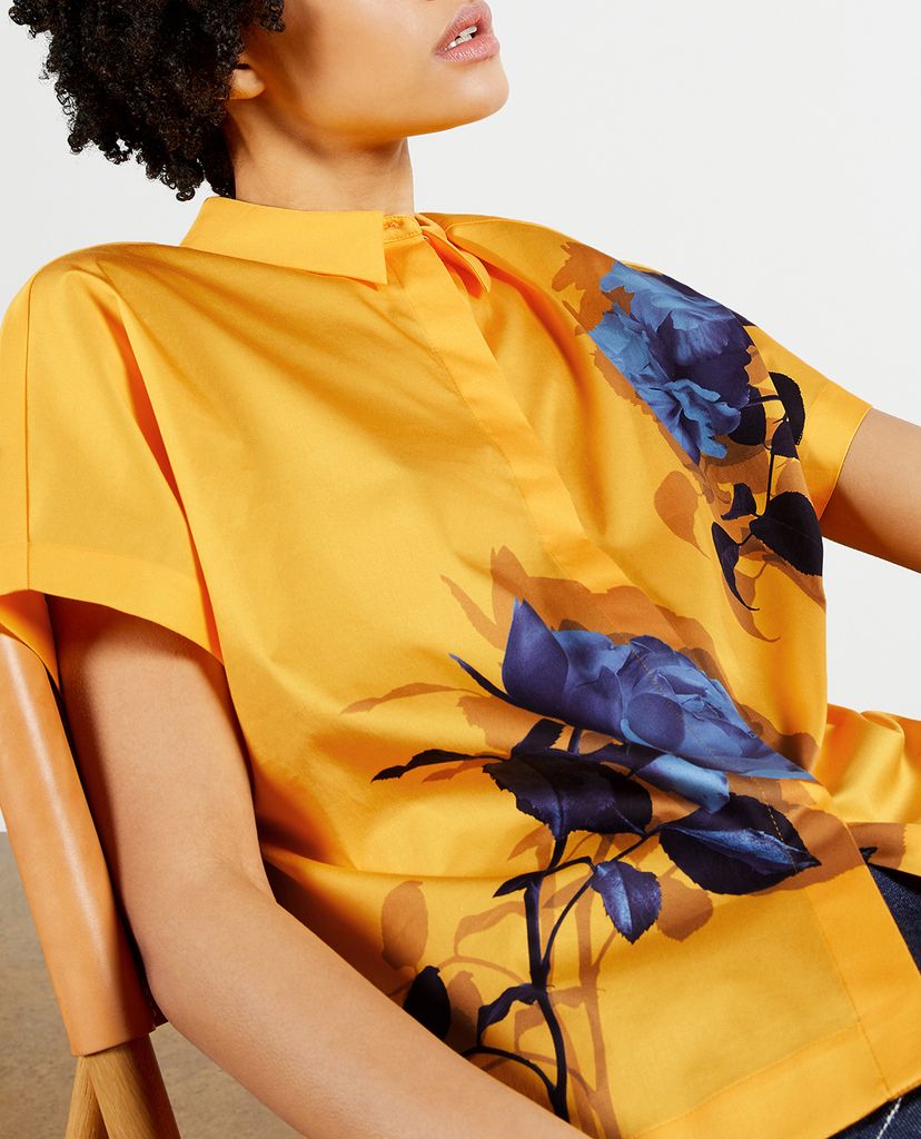 TED BAKER - Áo sơ mi nữ ngắn tay Aidenn