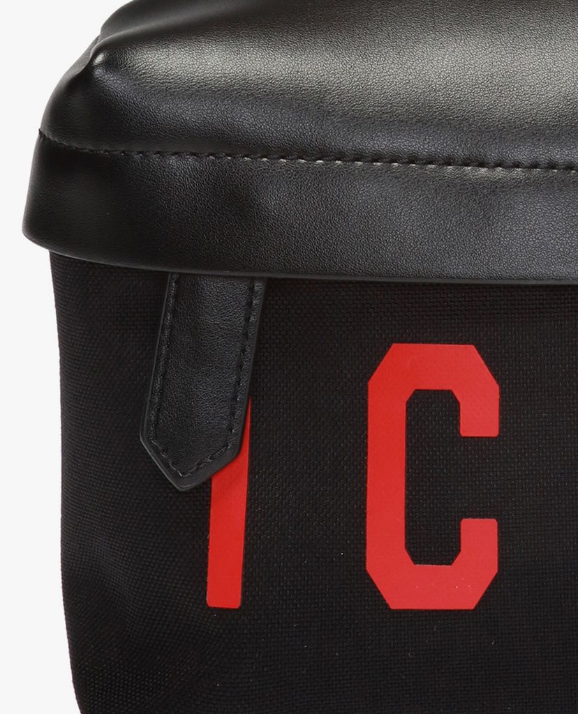 DSQUARED2 - Túi bao tử nam Black Canvas