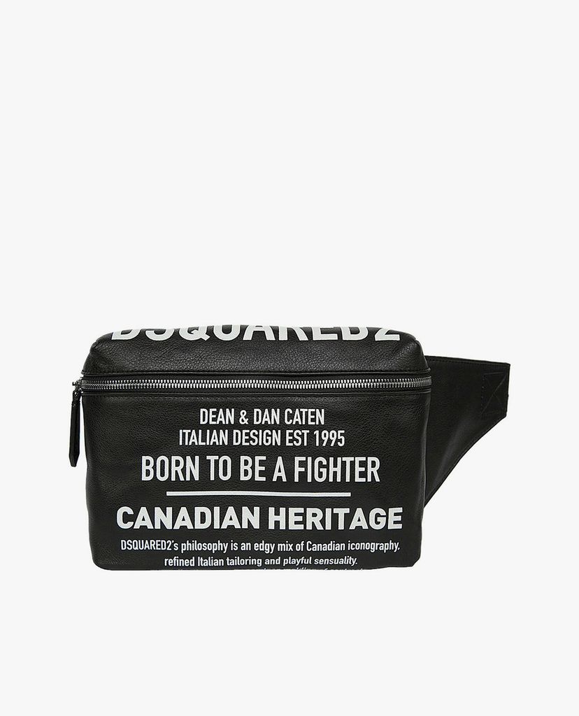 DSQUARED2 - Túi bao tử chữ nhật Printed