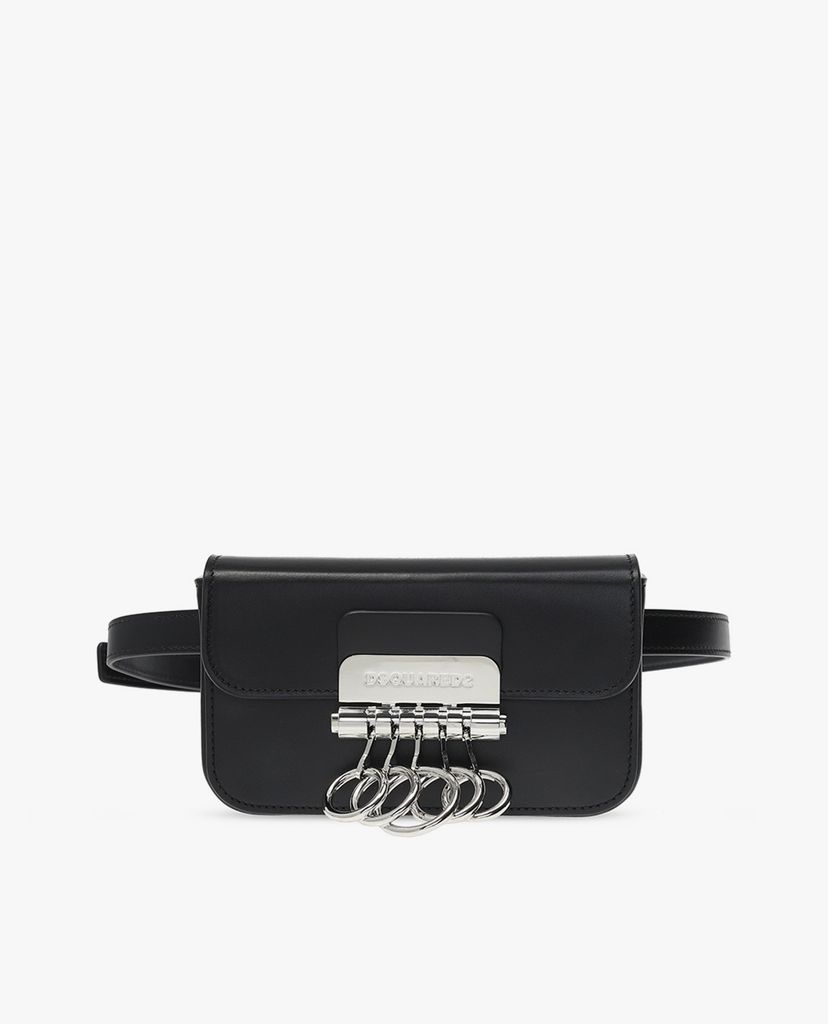 DSQUARED2 - Túi đeo ngang hông nữ phom chữ nhật Logo