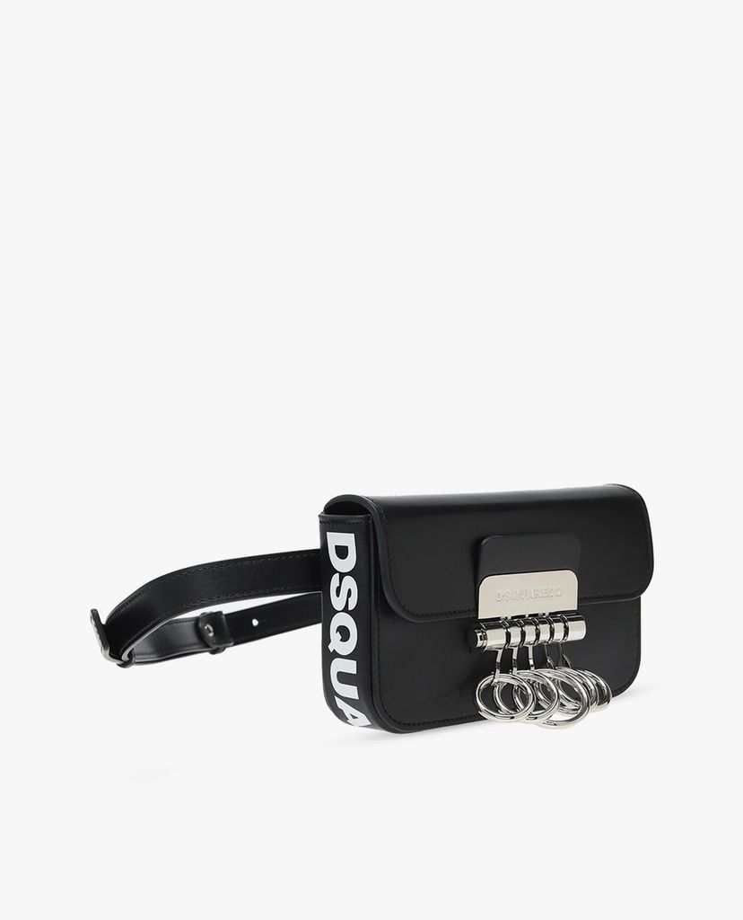 DSQUARED2 - Túi đeo ngang hông nữ phom chữ nhật Logo