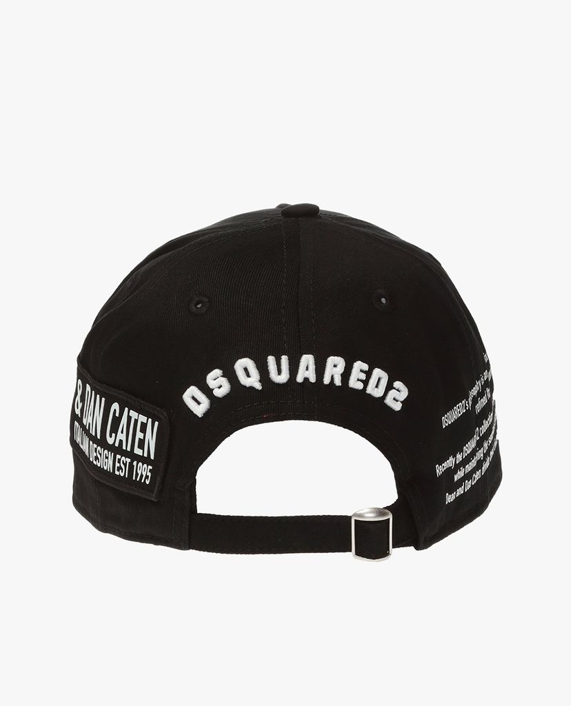 DSQUARED2 - Nón bóng chày Embroidered