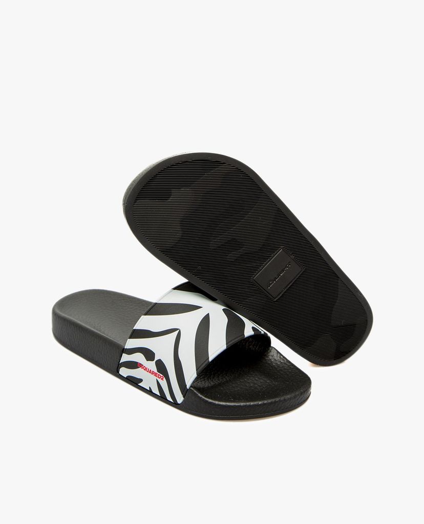 DSQUARED2 - Dép nữ quai ngang bảng lớn hiện đại