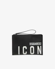 DSQUARED2 - Ví cầm tay chữ nhật Icon