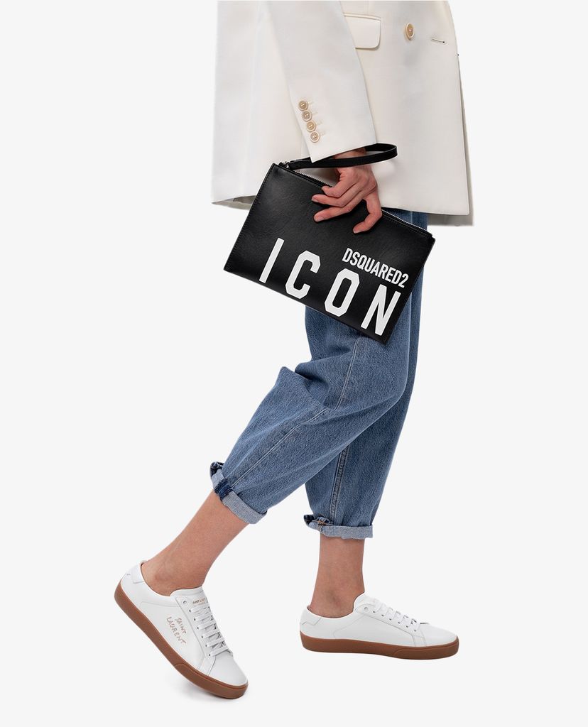 DSQUARED2 - Ví cầm tay chữ nhật Icon