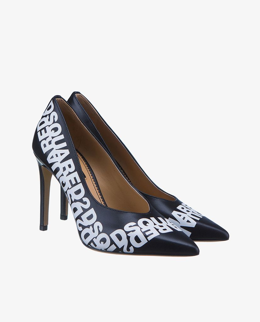 DSQUARED2 - Giày cao gót mũi nhọn Logo