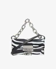 DSQUARED2 - Túi đeo chéo nữ chữ nhật nắp gập Animal Motif