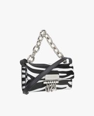 DSQUARED2 - Túi đeo chéo nữ chữ nhật nắp gập Animal Motif